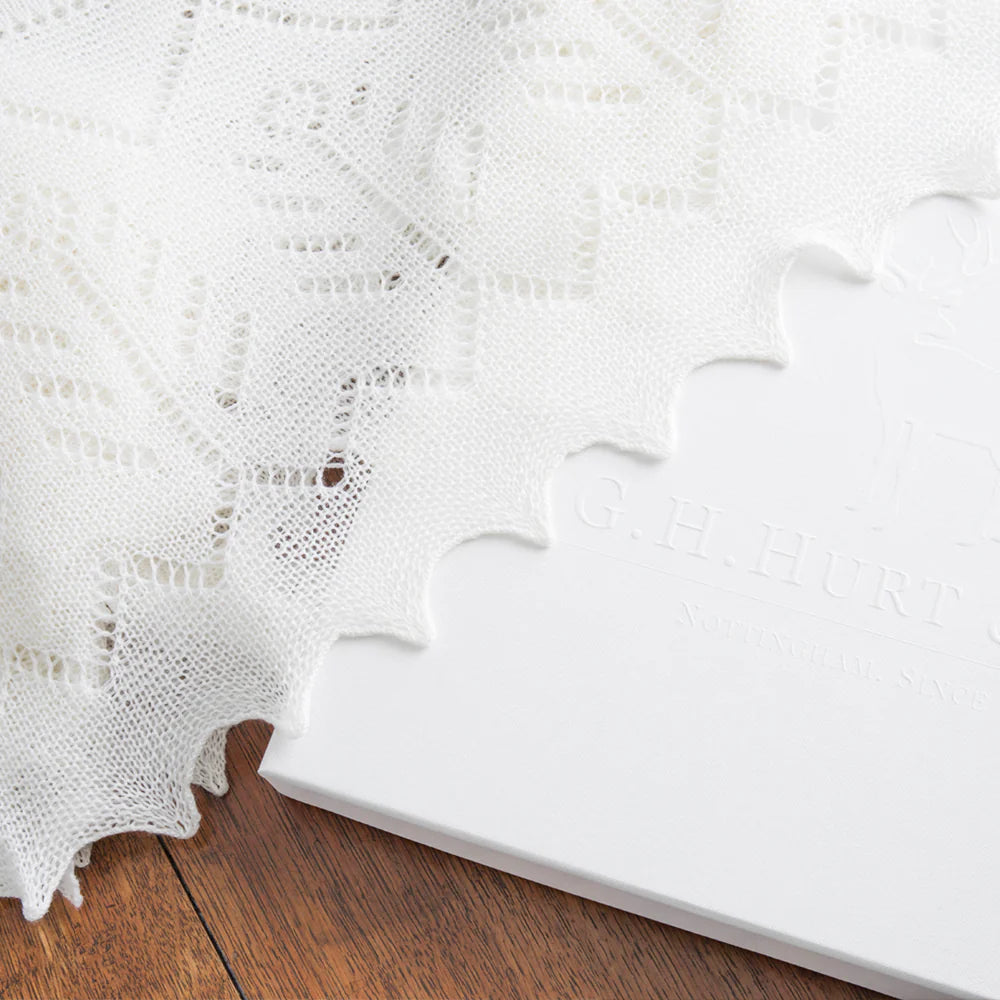Pure Wool Christening Shawl