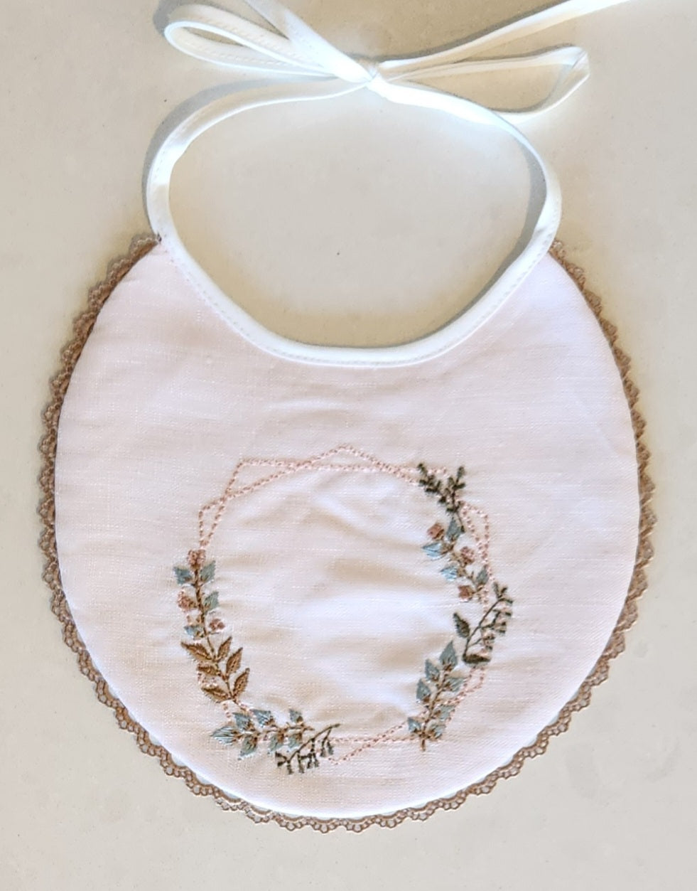 Embroidered Baby Bib