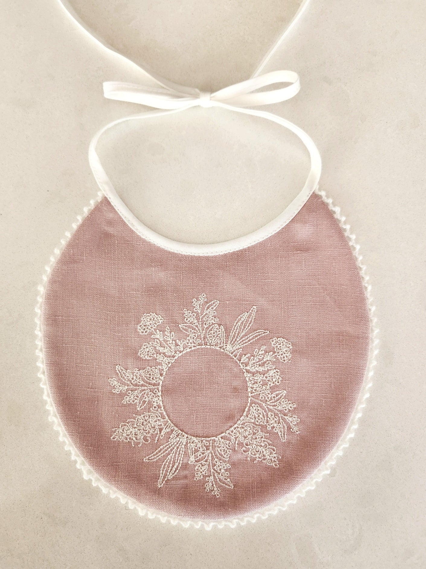 Embroidered Baby Bib