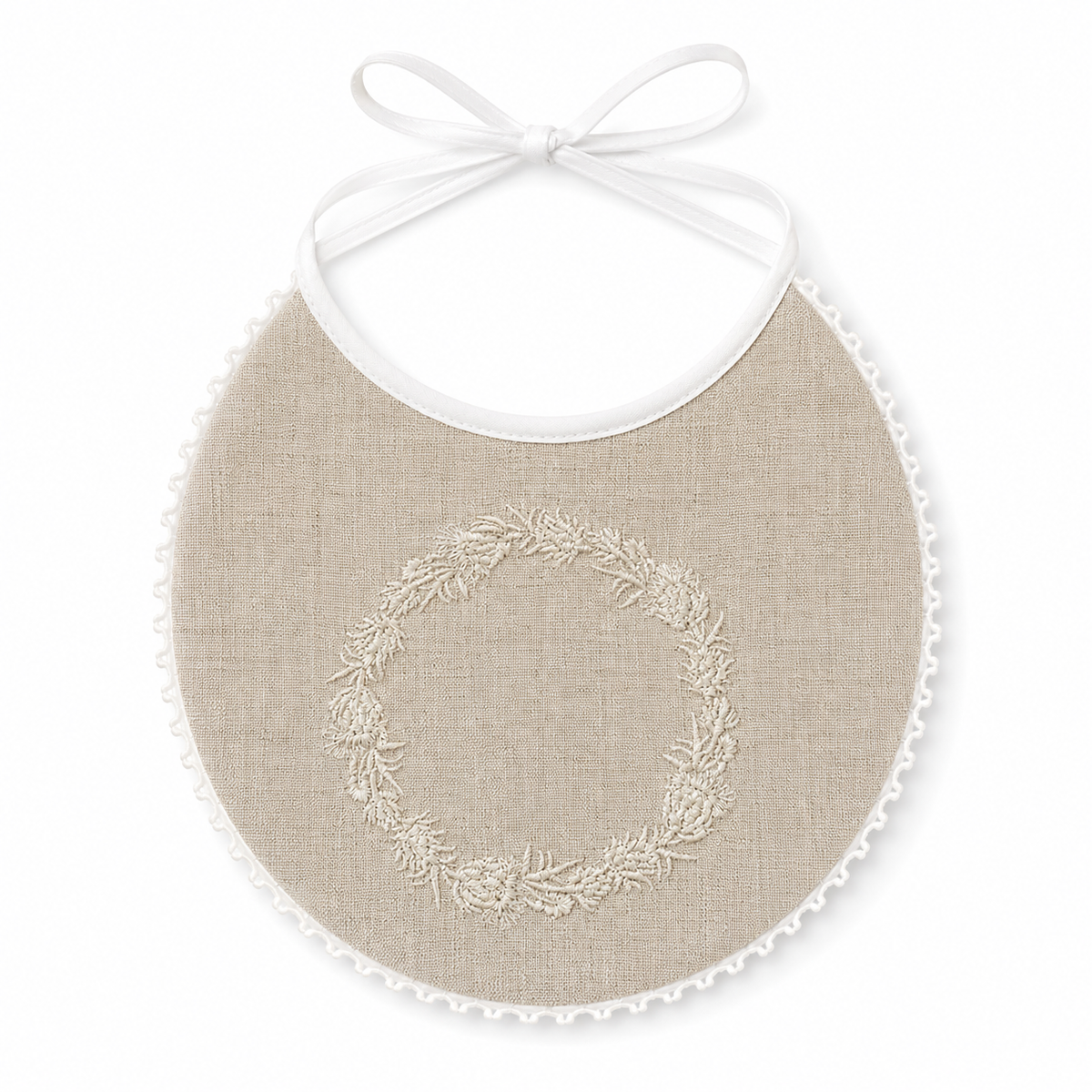 Embroidered Baby Bib