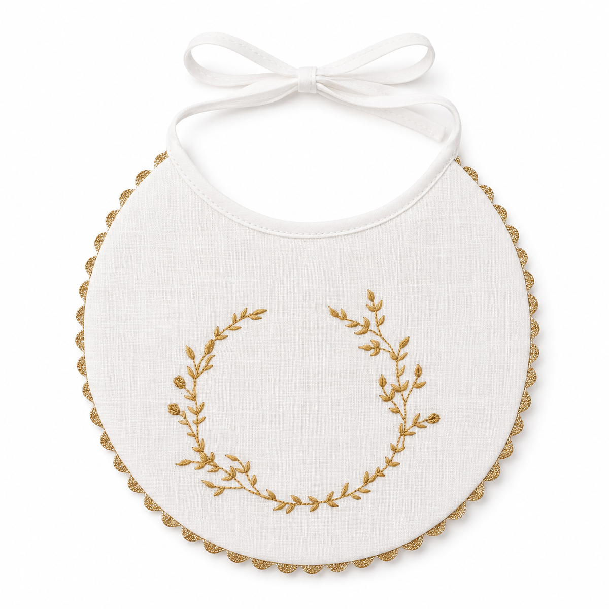 Embroidered Baby Bib