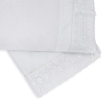 2 Piece Bassinet/Pram Sheet Set, Exclusive, White