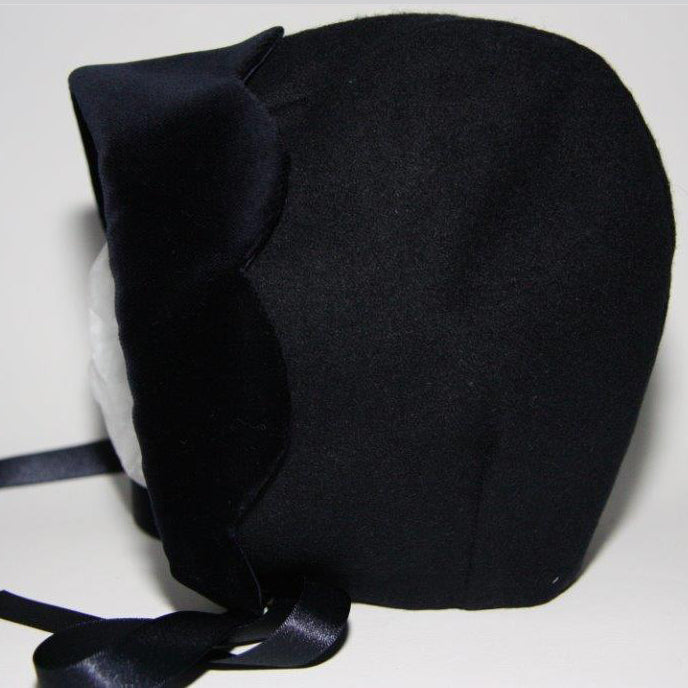 Exclusive Navy Wool Bonnet