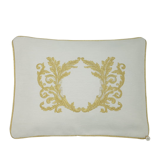 Precious Gold Leaf' Embroidered Pillowcase