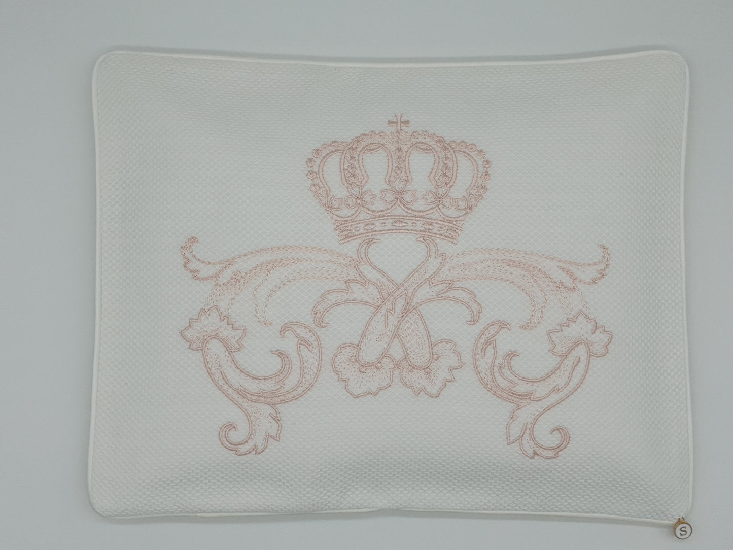 'Crown Royale' Embroidered Pillowcase