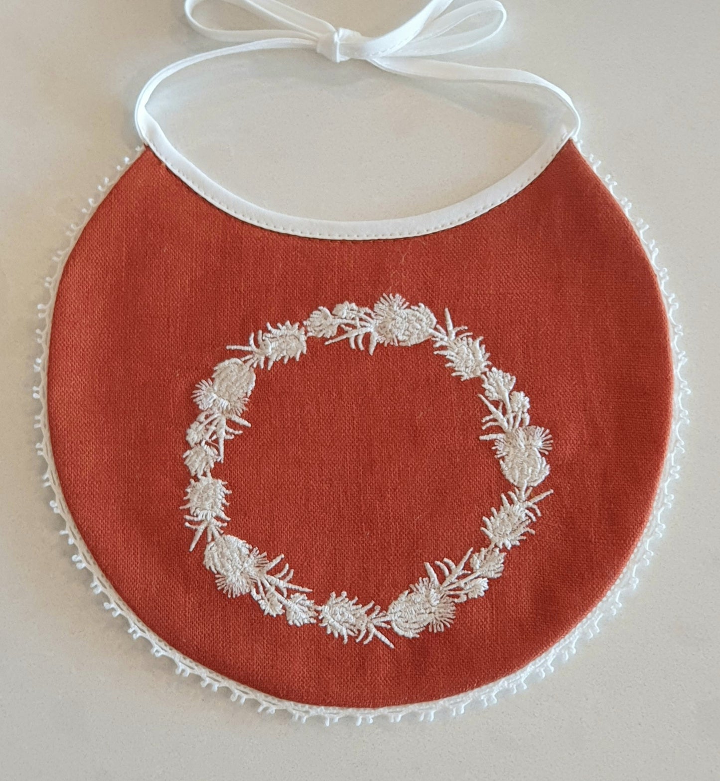 Embroidered Baby Bib