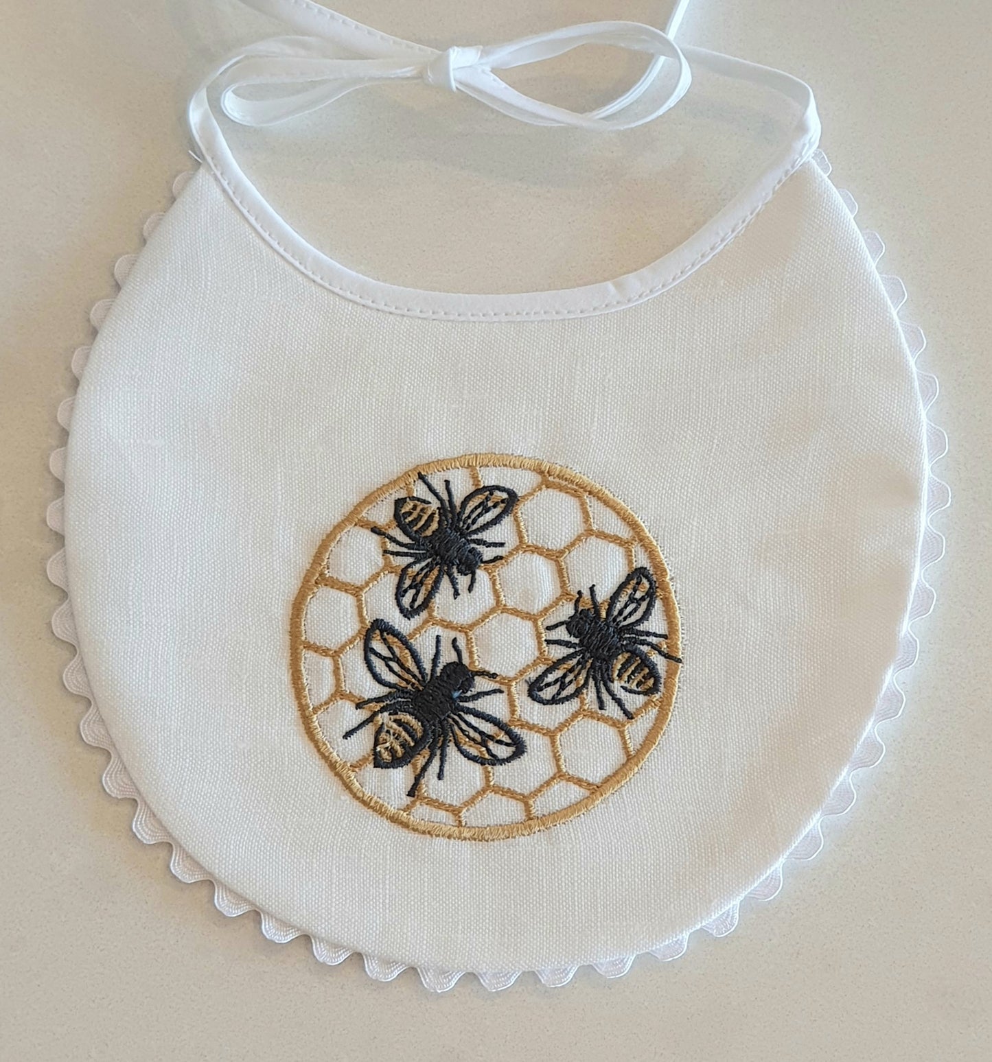 Embroidered Baby Bib