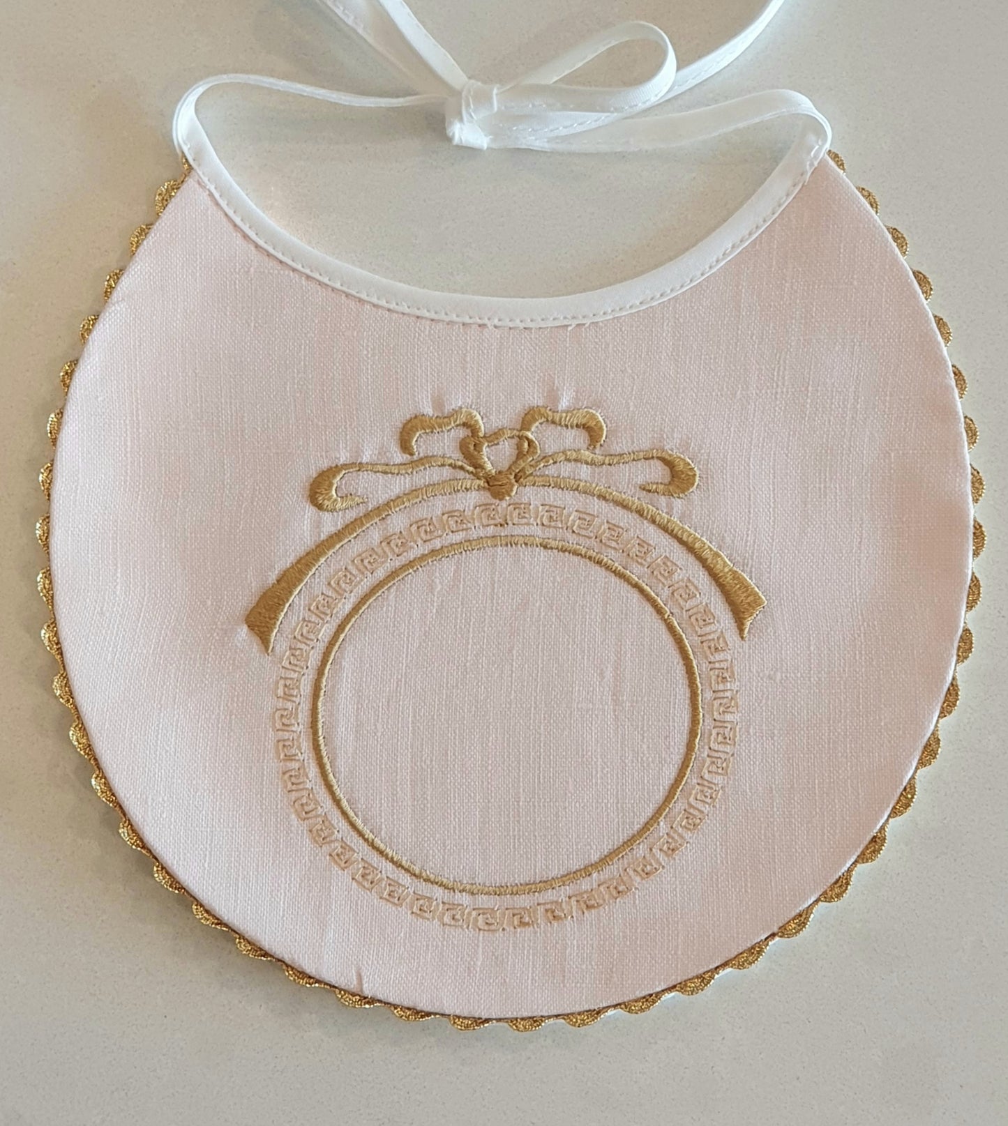 Embroidered Baby Bib