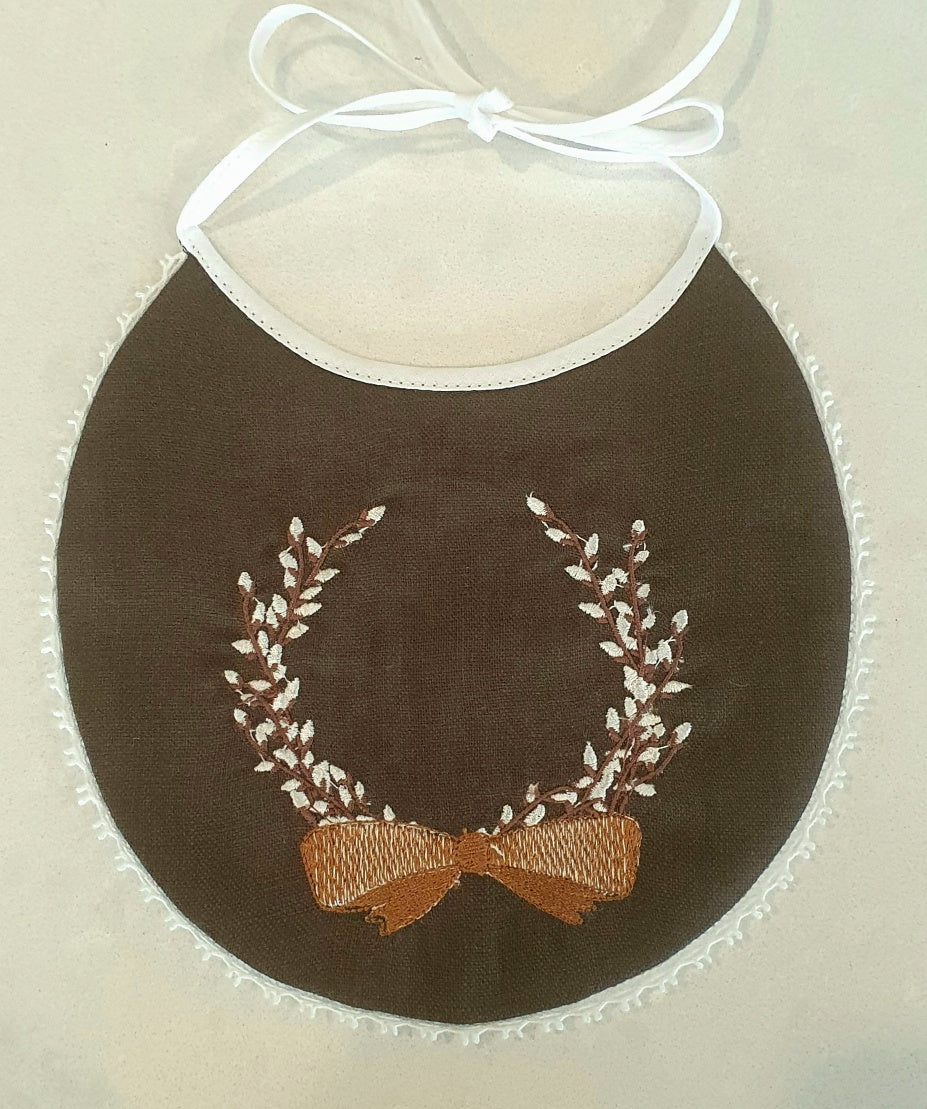 Embroidered Baby Bib