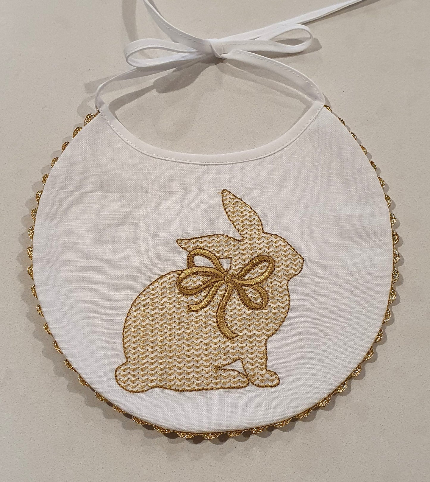 Embroidered Baby Bib