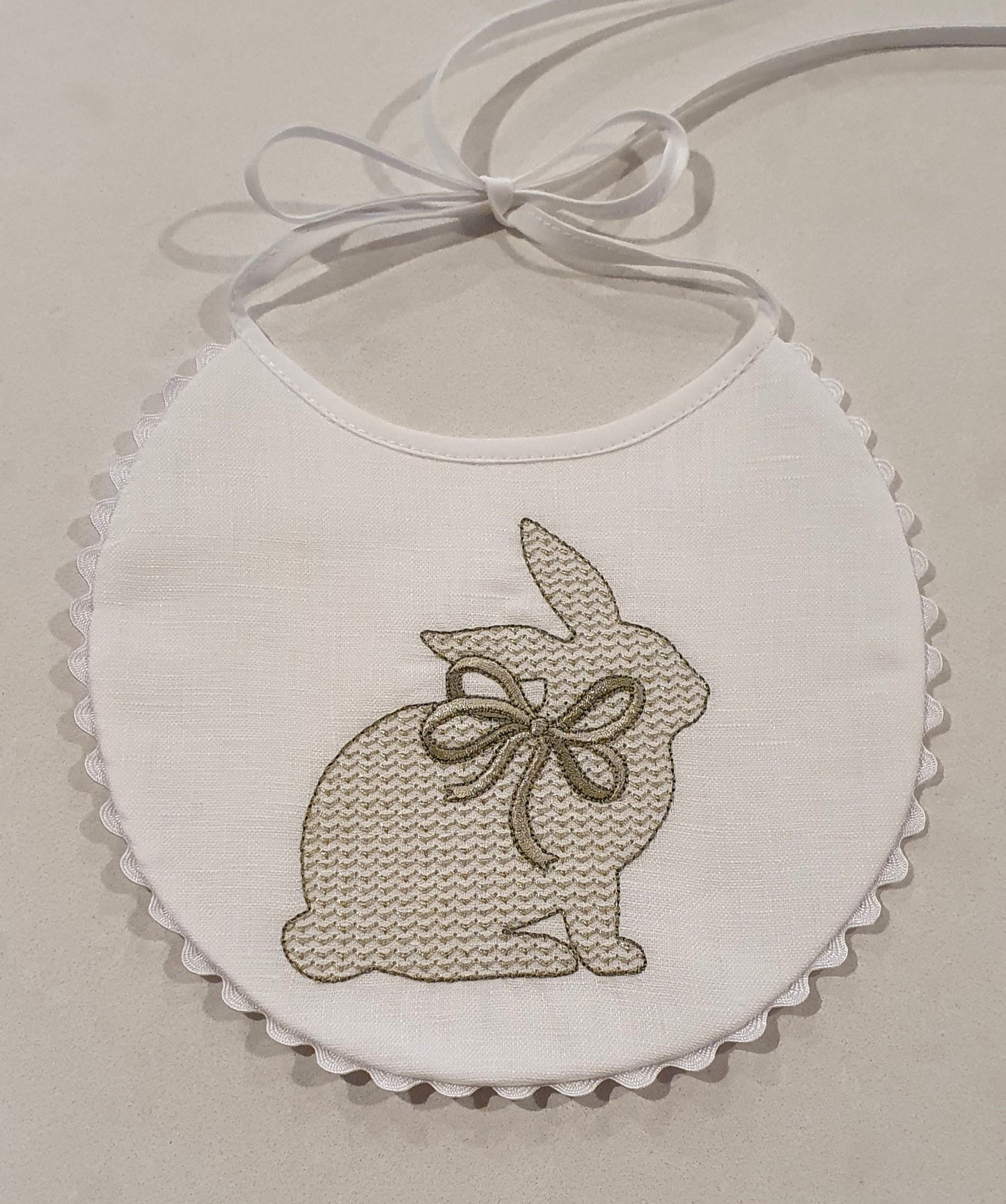 Embroidered Baby Bib