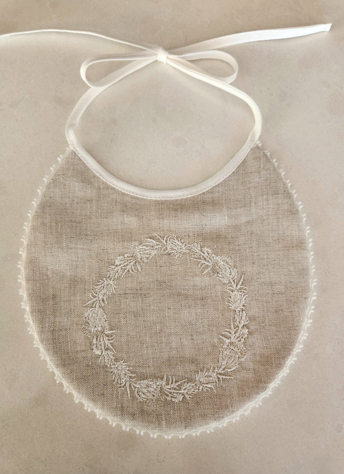Embroidered Baby Bib