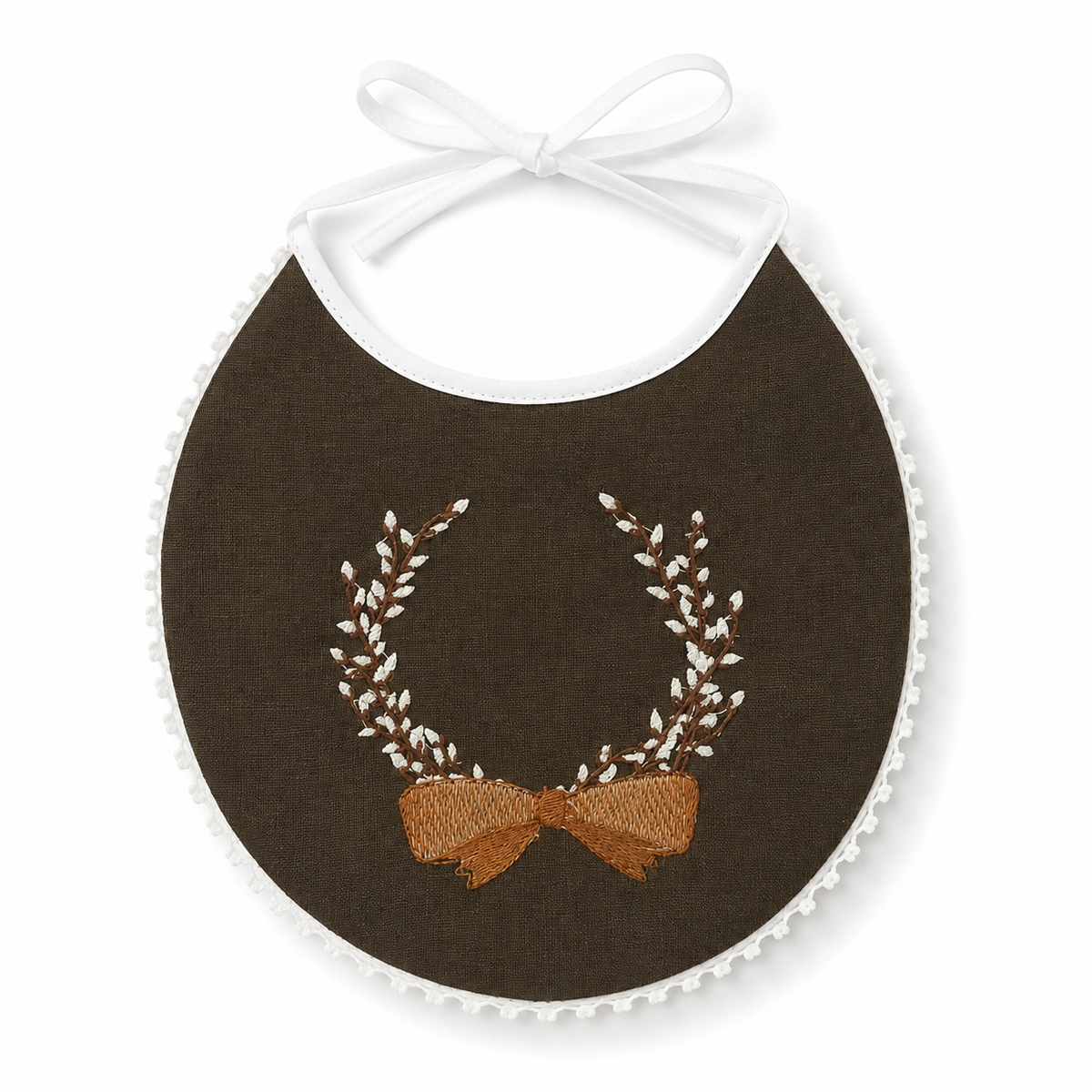 Embroidered Baby Bib