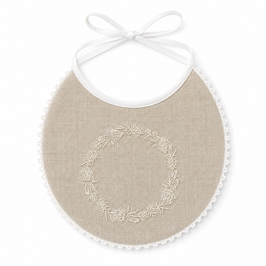 Embroidered Baby Bib