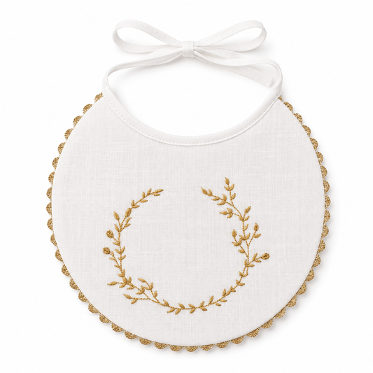 Embroidered Baby Bib