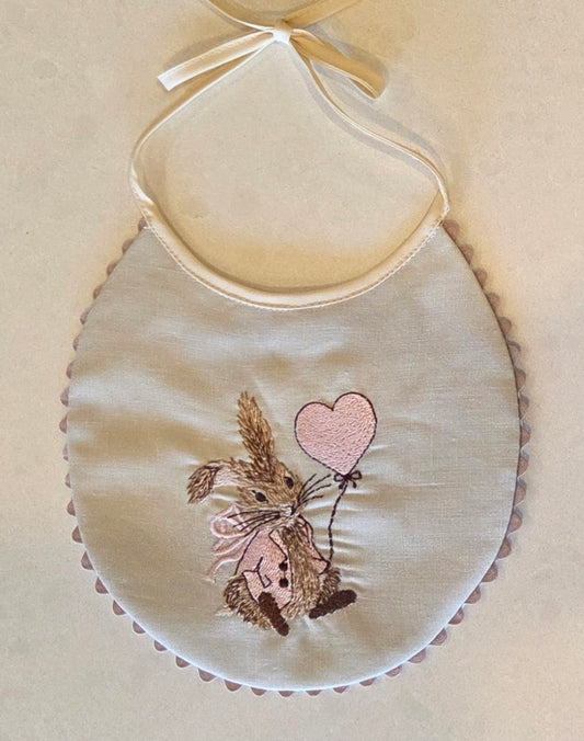Embroidered Baby Bib