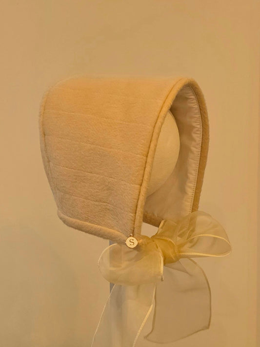 Exclusive Wool Cashmere Bonnet,  Banana