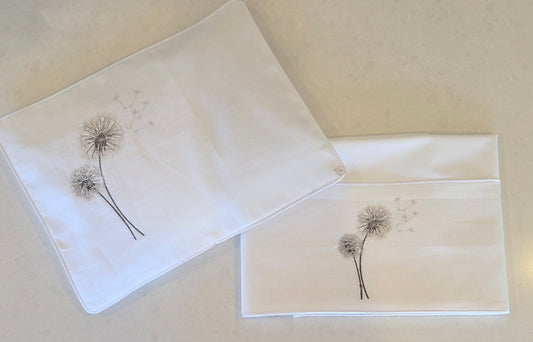 'Blowin In the Wind' 2pc Bassinet / Pram Sheet set