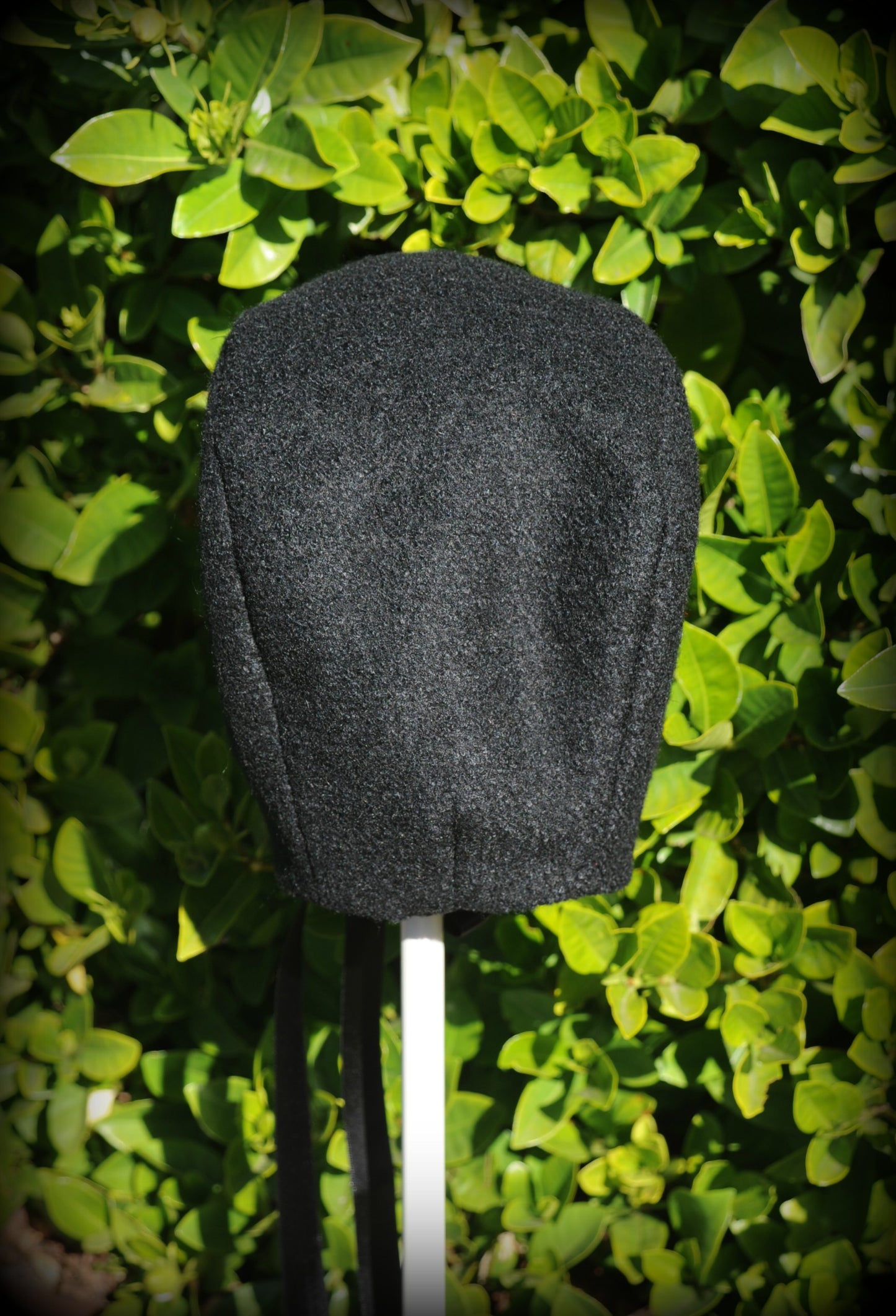 Exclusive Black Wool Bonnet