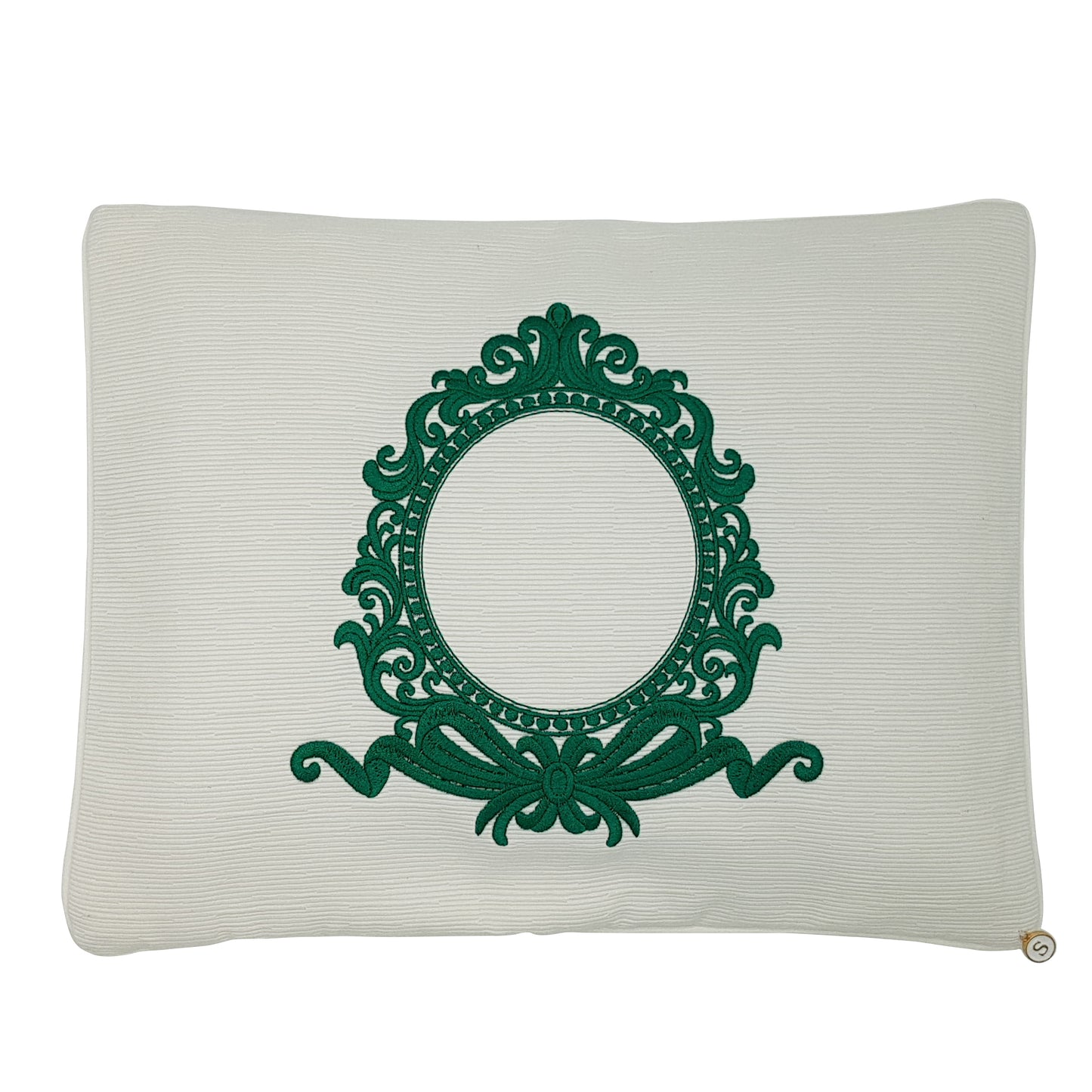 'Framed in Forest' Embroidered Pillowcase