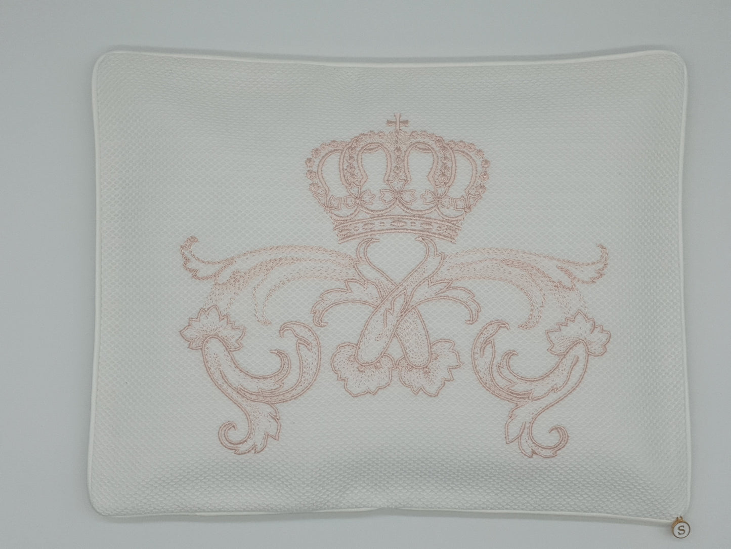 'Crown Royale' Embroidered Pillowcase