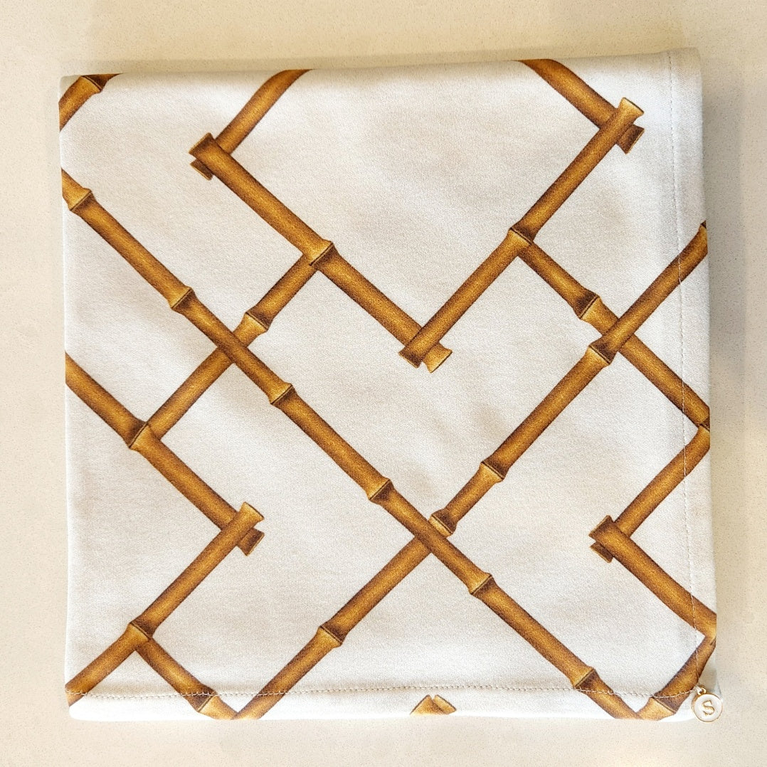 'Peek-a-boo Bamboo' Organic Cotton Baby Wrap & Pillowcase